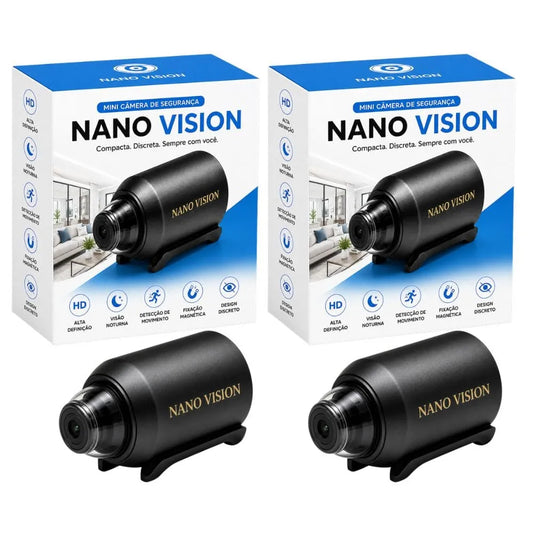 Kit 6 Nano Vision - Mini Câmera de Segurança (Ultra HD 4K)
