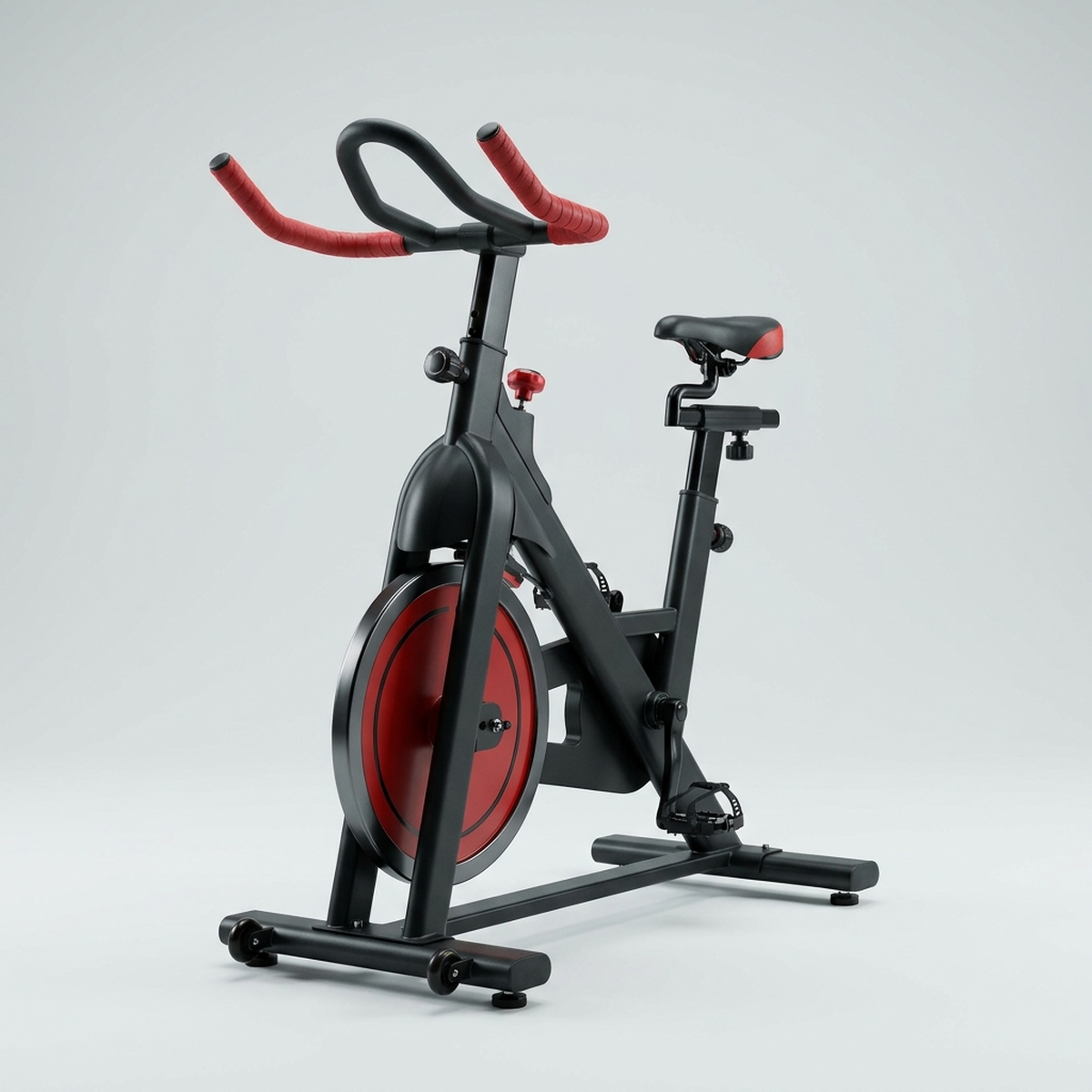 Bicicleta Ergométrica Indoor 8kg com Resistência Ajustável e Monitor