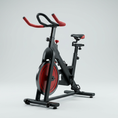 Bicicleta Ergométrica Indoor 8kg com Resistência Ajustável e Monitor