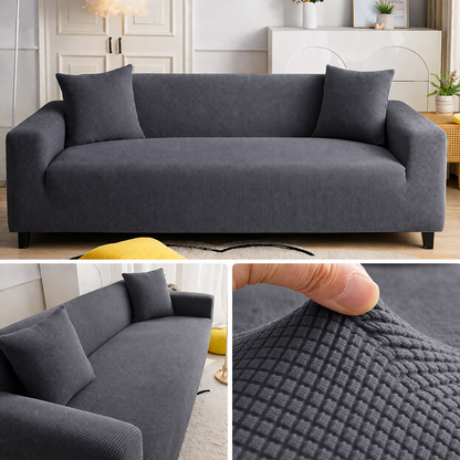Capa Sofá Retrátil Semi Impermeável - Tecido Jacquard