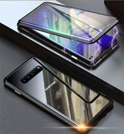 Case Magnética para Samsung de Vidro Temperado 360º