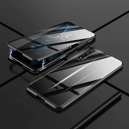 Case Magnética para Samsung de Vidro Temperado 360º
