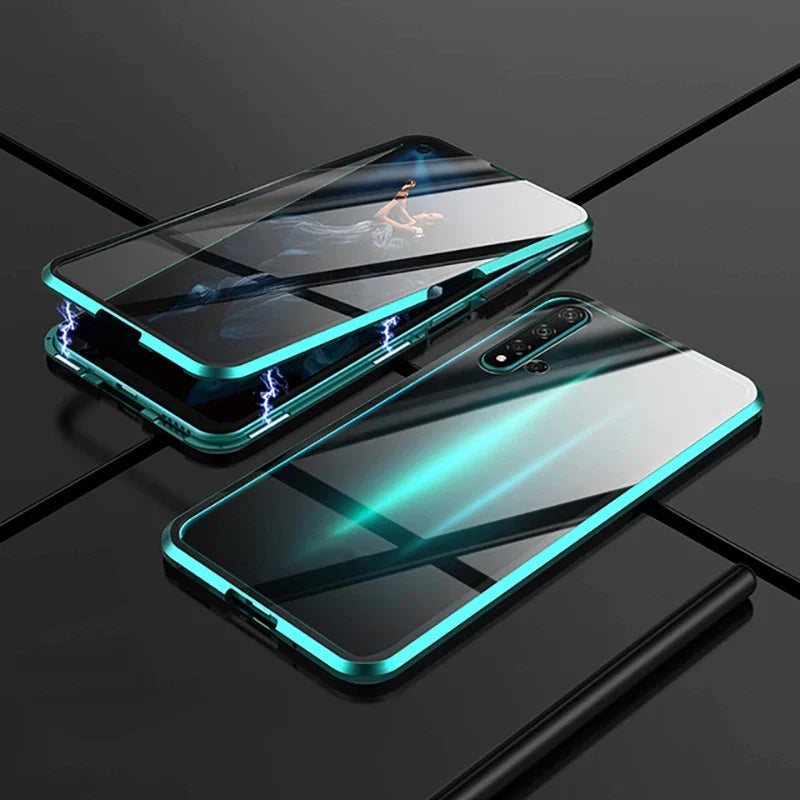 Case Magnética para Samsung de Vidro Temperado 360º