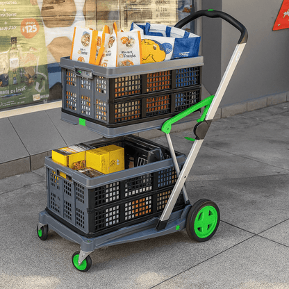 Carrinho de Compras Dobrável e Portátil - Flexycart