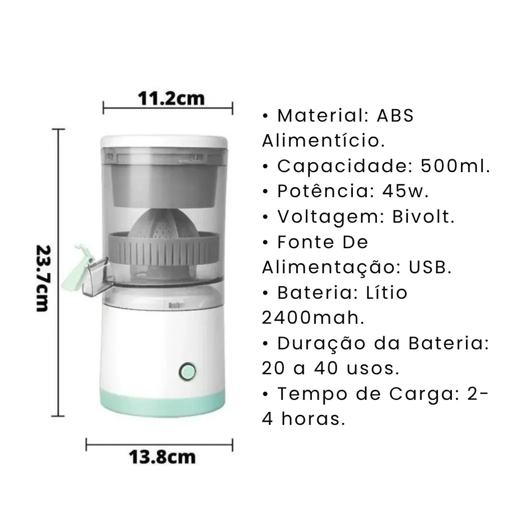 Espremedor de Frutas Elétrico Portátil USB