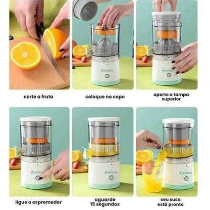 Espremedor de Frutas Elétrico Portátil USB