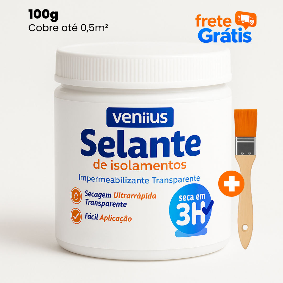 Selante Impermeabilizante Veniius para Infiltrações e Vazamentos