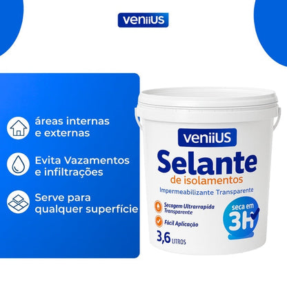 Selante Impermeabilizante Veniius para Infiltrações e Vazamentos