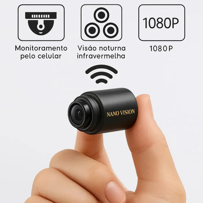 Kit 2 Nano Vision - Mini Câmera de Segurança (Ultra HD 4K)