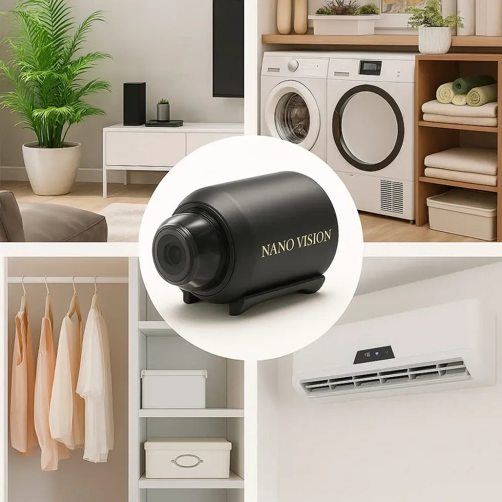 Kit 2 Nano Vision - Mini Câmera de Segurança (Ultra HD 4K)