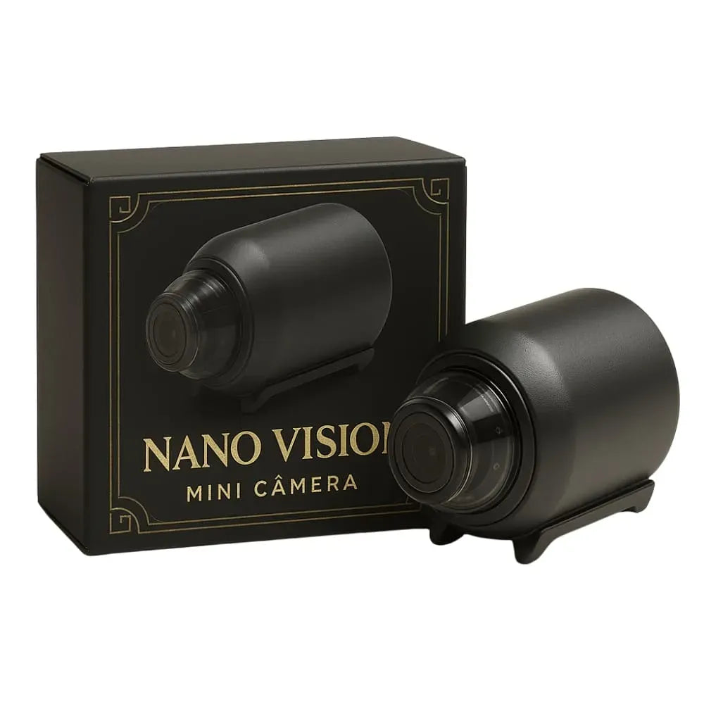 Kit 2 Nano Vision - Mini Câmera de Segurança (Ultra HD 4K)